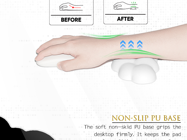 cloud keyboard wrist rest