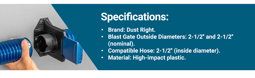 Blast Port for Clog-Inducing Debris (2.5&amp;#34; to 2.5&amp;#34;)