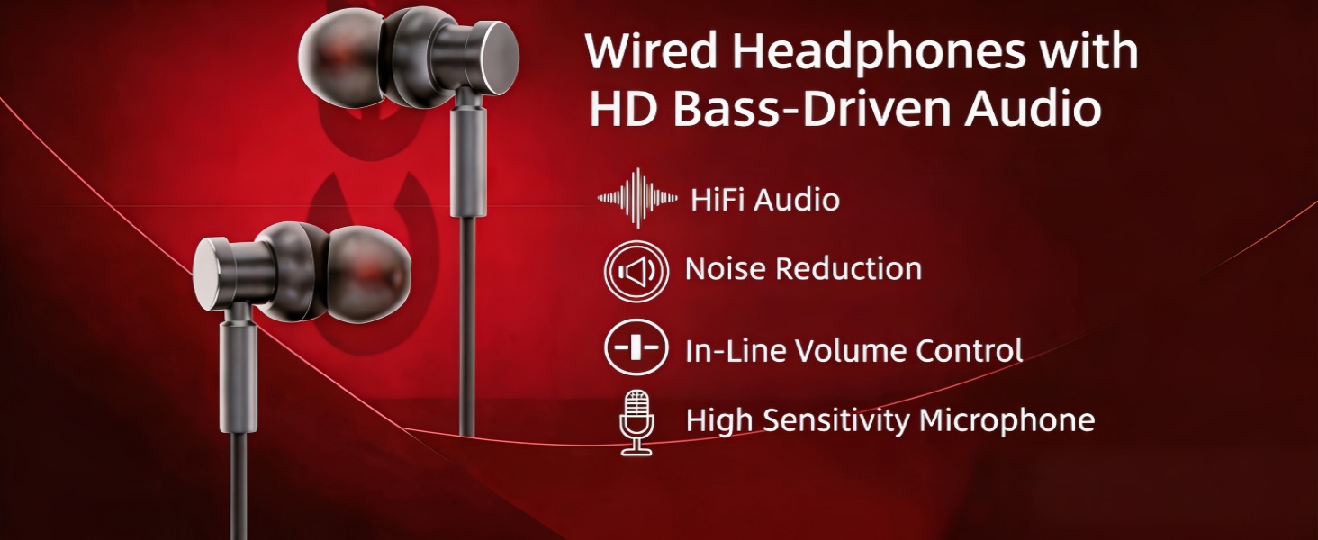 wired headphones
