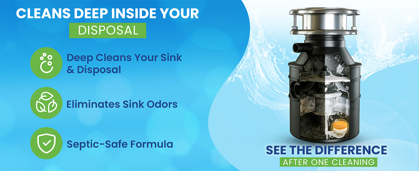 disposal and sink drain cleaner