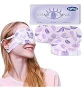 Steam Eye Mask for Dry Eye, Sleep Warming Eye Mask Self Heating Eye Mask for Dark Circles and Puf...