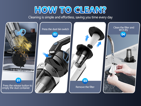 Hand Vacuum Cordless