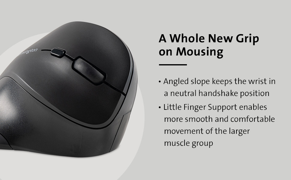 Vertical Wireless Mouse –Black