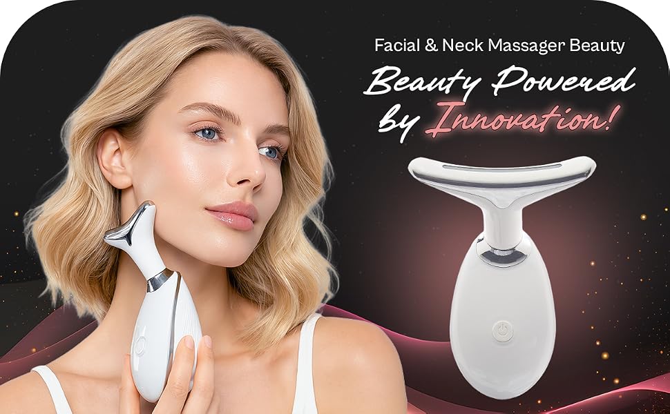 7 Color LED Red Light Therapy Facial Massager