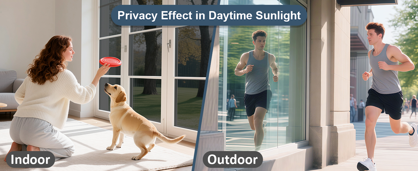 window privacy film one way