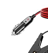 Range Tour Car Cigarette Lighter Alligator Clips Extension Cable, 12V-24V Car Male Cigarette Ligh...