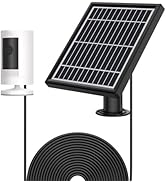 OLAIKE Solar Panel for Ring Stick Up Cam Battery/Plug-in, Waterproof Solar Charger Continuous Cha...