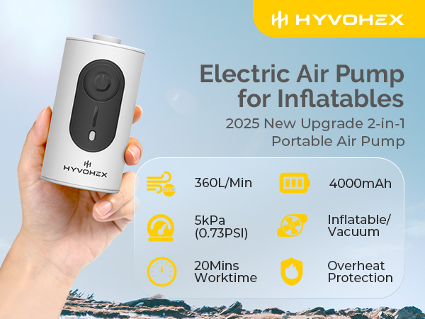 Portable Air Pump for Inflatables