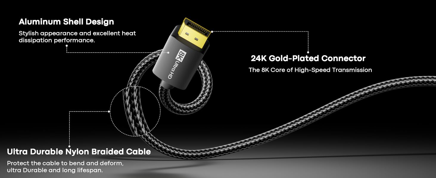 usb c to display port cable 8k60hz