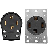 Strhowill NEMA 14-30P Plug &amp; 14-30R Receptacle Set - Complete 30A 250V Power Solution with UL Lis...