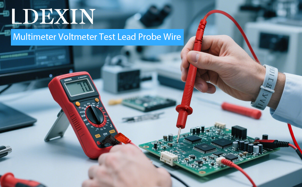  Multimeter Voltmeter Test Lead Probe Wire