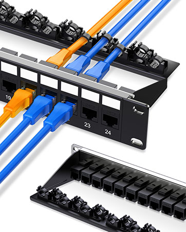 24 port keystone patch panel