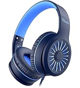 Elecder i45 On-Ear Headphones with Microphone - Foldable Stereo Bass Headphones with No-Tangle 1....