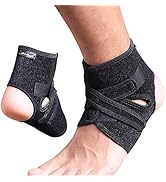 HiRui Ankle Wraps Ankle Brace Compression Ankle Support for Men Women, Ankle Stabilizer for Runni...