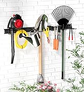 ZICANYCO Garage Tool Organizer Wall Mount 64 inches with 13 Adjustable Heavy-Duty Hooks, Garage O...