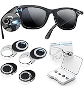 Led Light Cover for Meta Glasses RayBan, Blocking Camara Covers Compatible with Wayfarer, Skyler,...