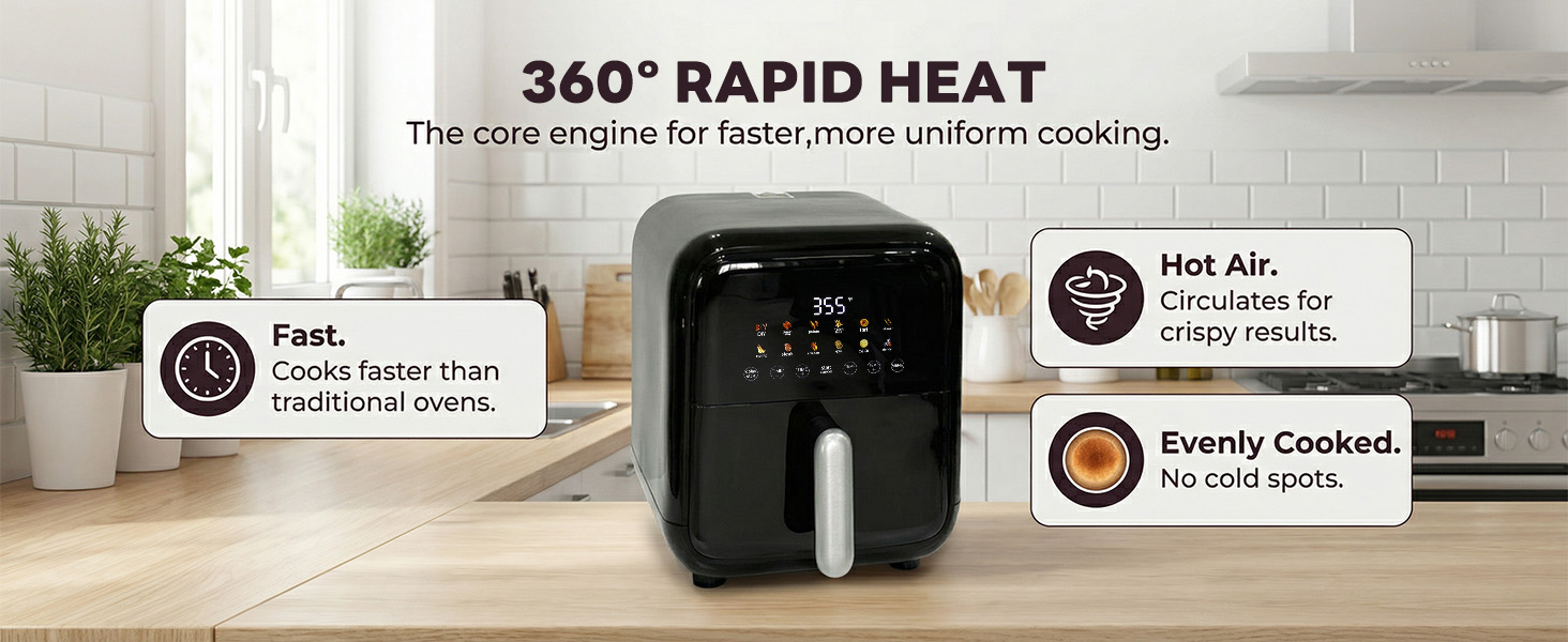 NEWBULIG 7.9Qt Air Fryer