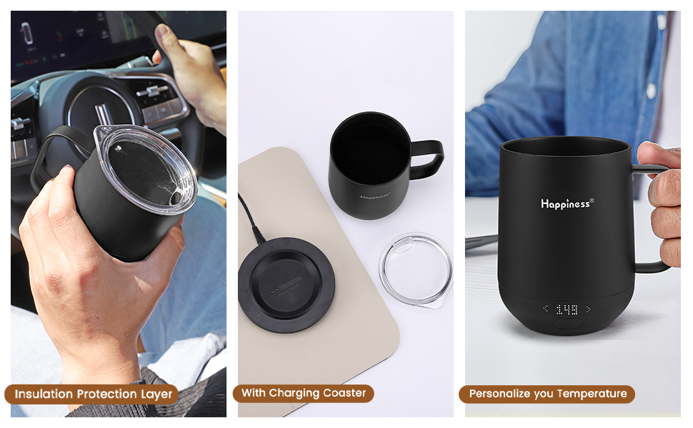 heated coffee mug rechargeable