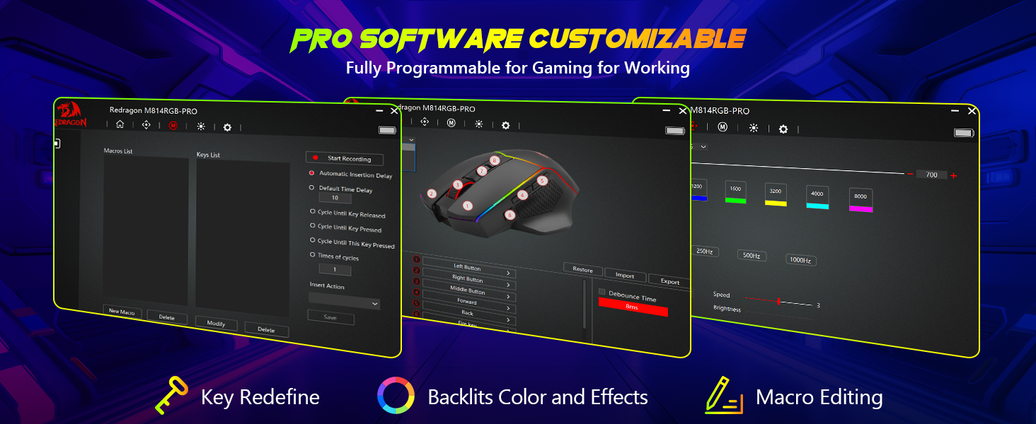 M814 PRO software 