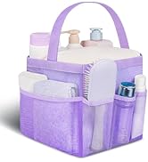 Attmu Mesh Shower Caddy Portable for College Dorm Room Essentials with 8 Pockets, Hanging Shower ...