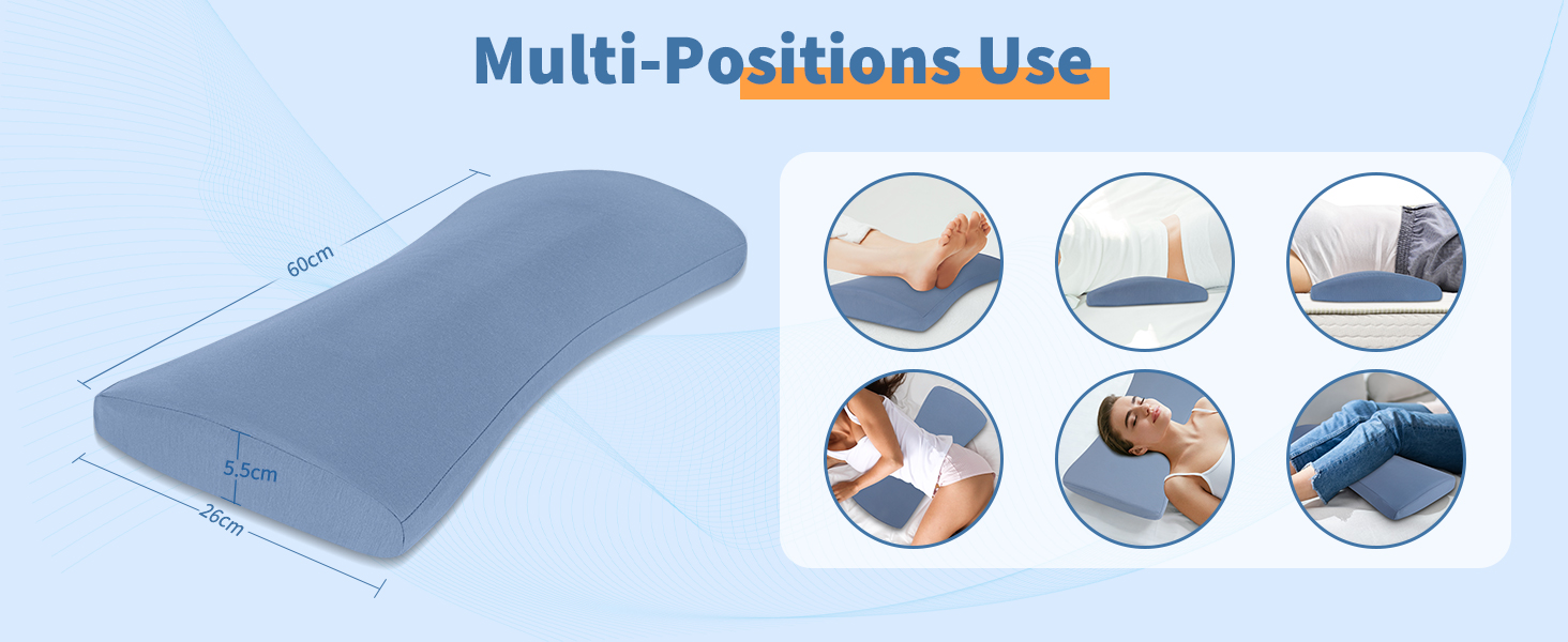 Lumbar Support Pillow for Bed