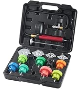 VEVOR Automotive Cooling System Radiator Pressure Tester Kit, 14 pcs Radiator Pressure Tester Kit...