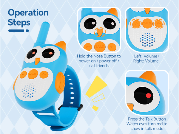 boy walkie talkie for kids 2 way radio bluey toddler toys christmas gifts for kids