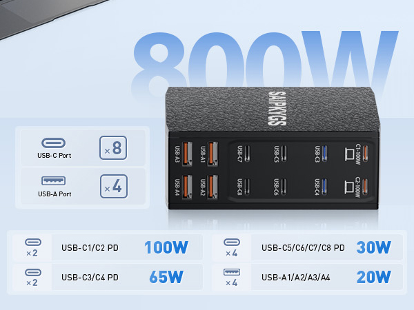 usb c charging station