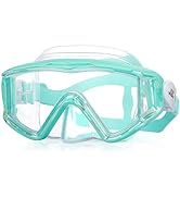 Kids Swim Mask - 180° Anti-Fog Swim Goggles for Child Snorkeling Diving Mask, Leak-Proof Kids Swi...