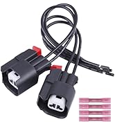 FRCVESNG 2 Pack ABS Wheel Speed Sensor Connector Pigtail Plug Wiring Harness Replacement for S-18...
