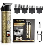 Ourcec Hair Clippers for Men Professional Mens Hair Clippers Zero Gapped Cordless Haircut Groomin...