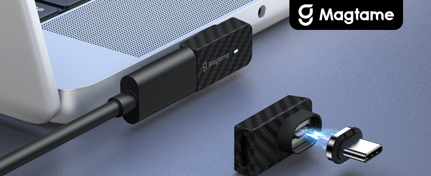 90 degree usb c to usb c adapter carbon fiber magnetic coiled 240w carbon fiber