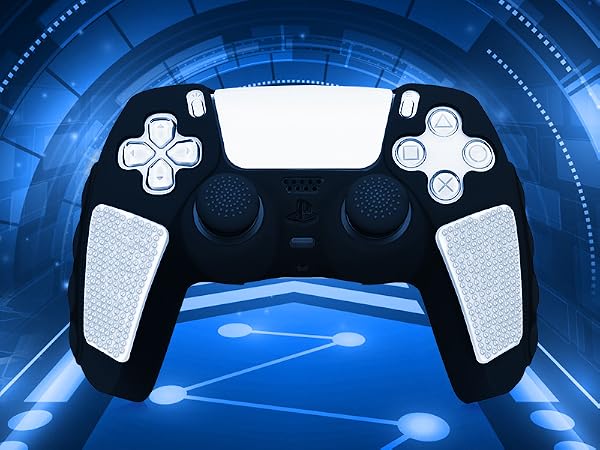 ps5 controller cover black