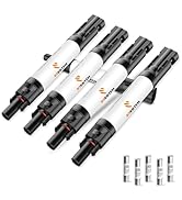 PJERJZN Solar Fuse Holder Fuse Inline 15Amp 1000V Solar Fuse Solar Panel Fuse with Male and Femal...