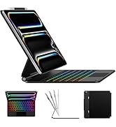 typecase Keyboard Case for iPad Pro 13-inch (M5 2025 / M4 2024), Magic Keyboard with 11 Colors Ba...