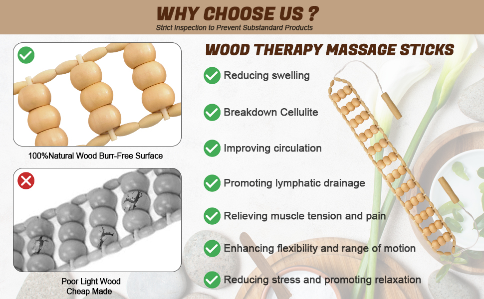 wood therapy massage tools