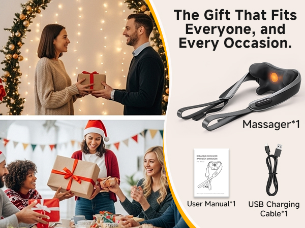 neck and back massager for pain relief deep tissue