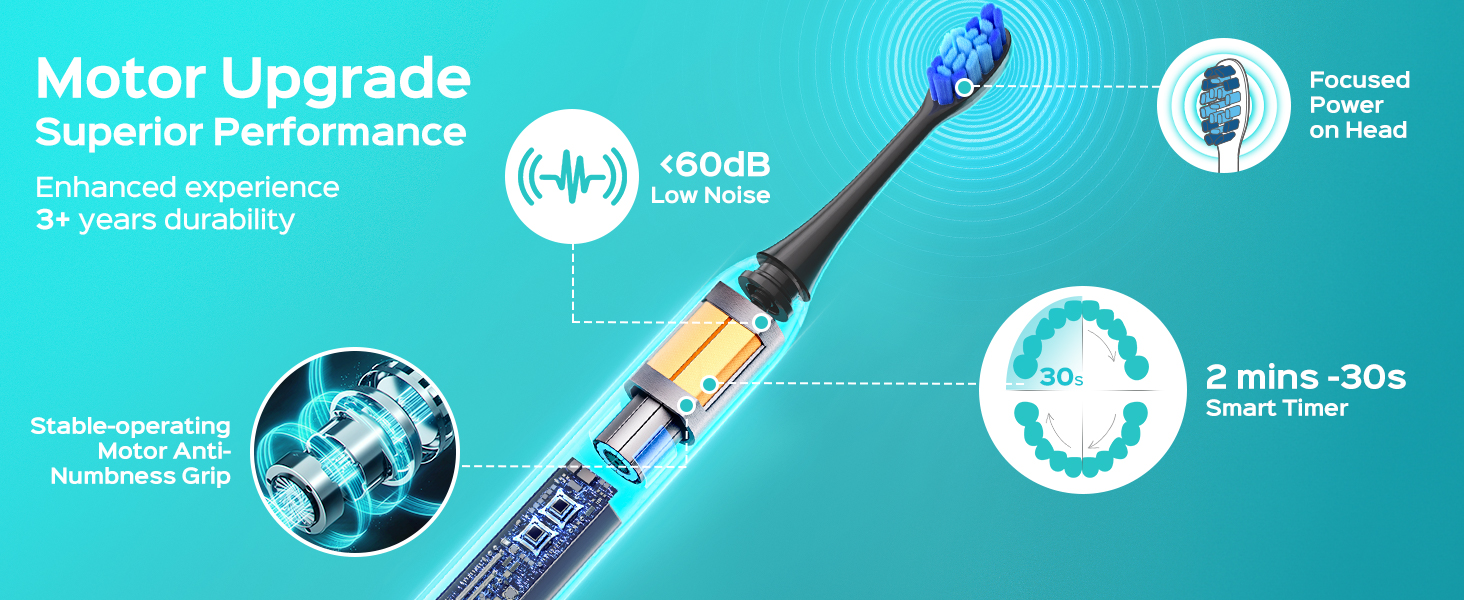 Electric Sonic Ultrasonic Toothbrush Adults Kids Cepillo de dientes ultrasónico eléctrico sónico