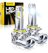 AUXITO 9005 HB3 Bulbs, 40000LM Brighter Ultra-Bright, Plug N Play, Long Lifespan, No Flicker, 99%...