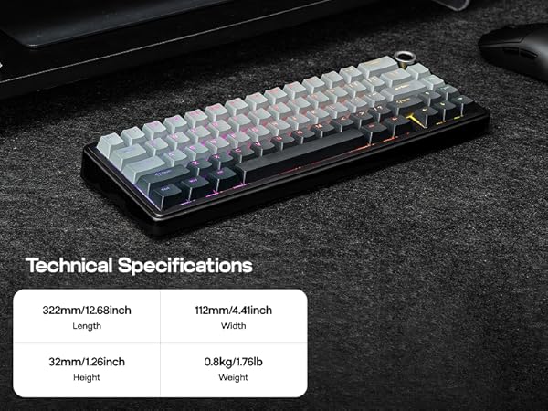 F65PRO Wireless Gaming Keyboard