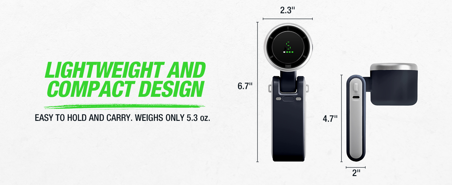 Handheld Fan Features a Compact and Lightweight Design for Easy Carry and Everyday Use