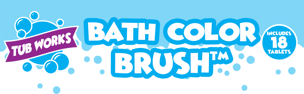 bath color brush bath bombs for kids