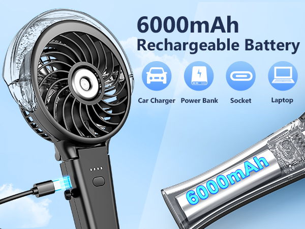 6000mAh Rechargeable Battery