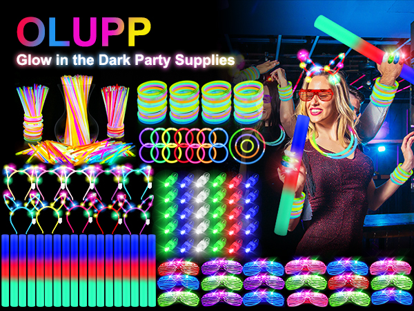  Glow in the Dark Party Supplies