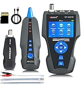 NOYAFA Network Cable Tester, NF-8601S TDR Multifunction LCD Tracer for RJ45, RJ11, BNC, Metal Cab...