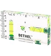 T-Type Level Shatterproof Cross Check Bubble Level Magnetic Mini Bubble Level Two directions Spir...