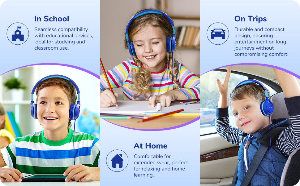 kids Headphones wired