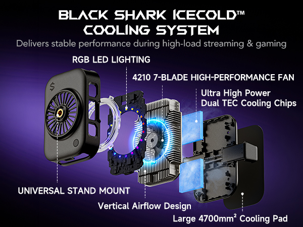 Black Shark Live Streaming Cooler 
