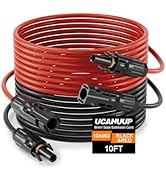 10ft/3.05M 10AWG Solar Panel Extension Cable With IP68 Waterproof Female/Male Connectors 6 mm² So...
