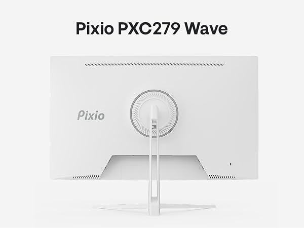 Pixio PXC279 Wave White 27 inch 300Hz Refresh Rate FHD 1080p Resolution 1650R Curved Fast VA Panel 1...